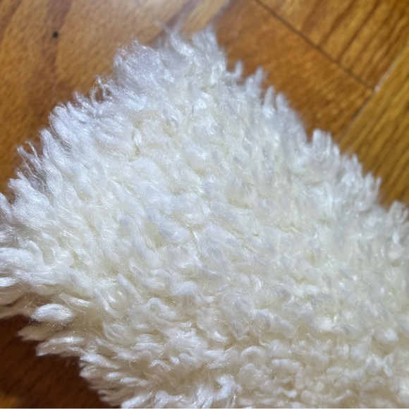 Janie & Jack Girls Plush Sherpa Jacket Ivory Size 10-12 - Picture 5 of 6